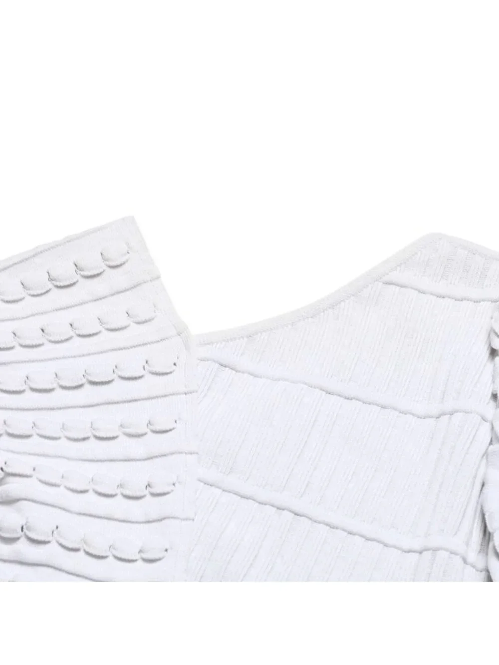 Chanel Ecru Fringe Dress Cotton White
